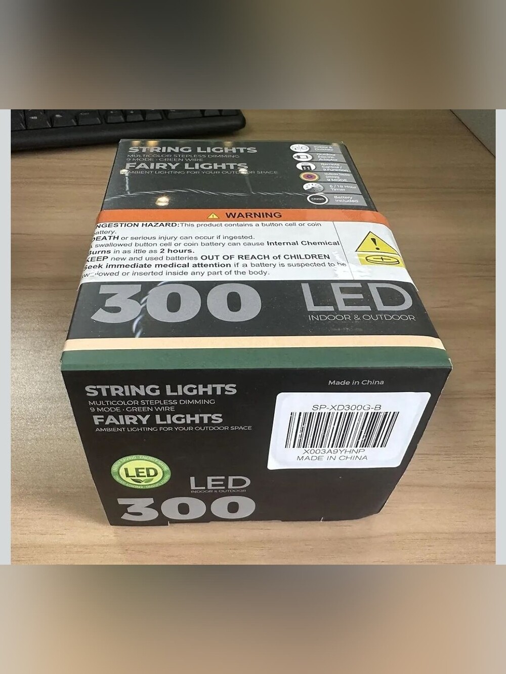 108FT 300 LED Multicolor String Lights with 9 Modes&Timer Remote - Picture 6 of 6